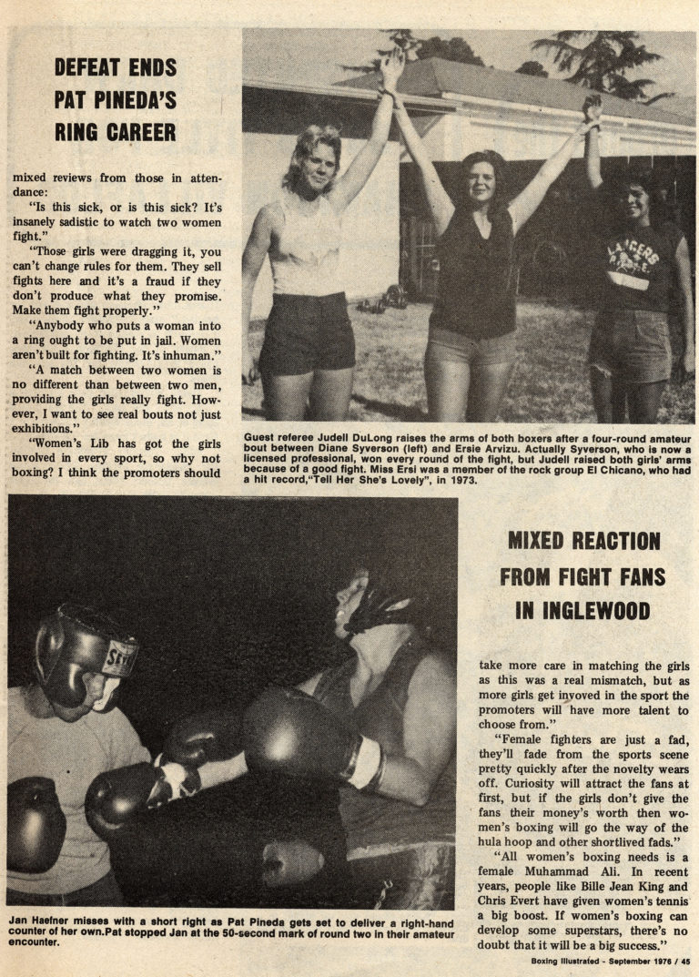 women win right to fight pro boxing ill sept 1976 page 3 2
