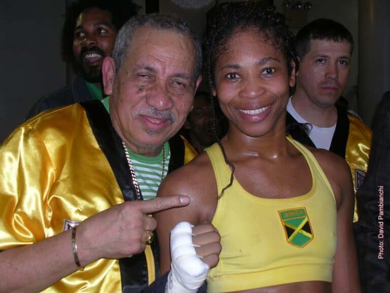Alicia Ashley and her Trainer Hector